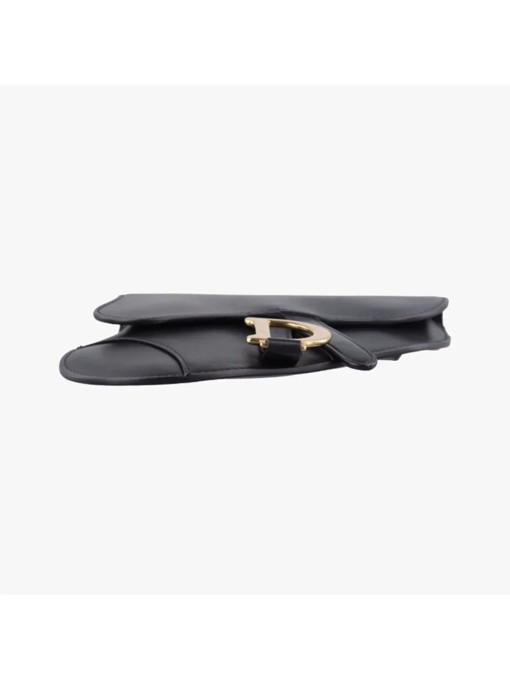 Dior Saddle Black Leather Shoulder Bag
